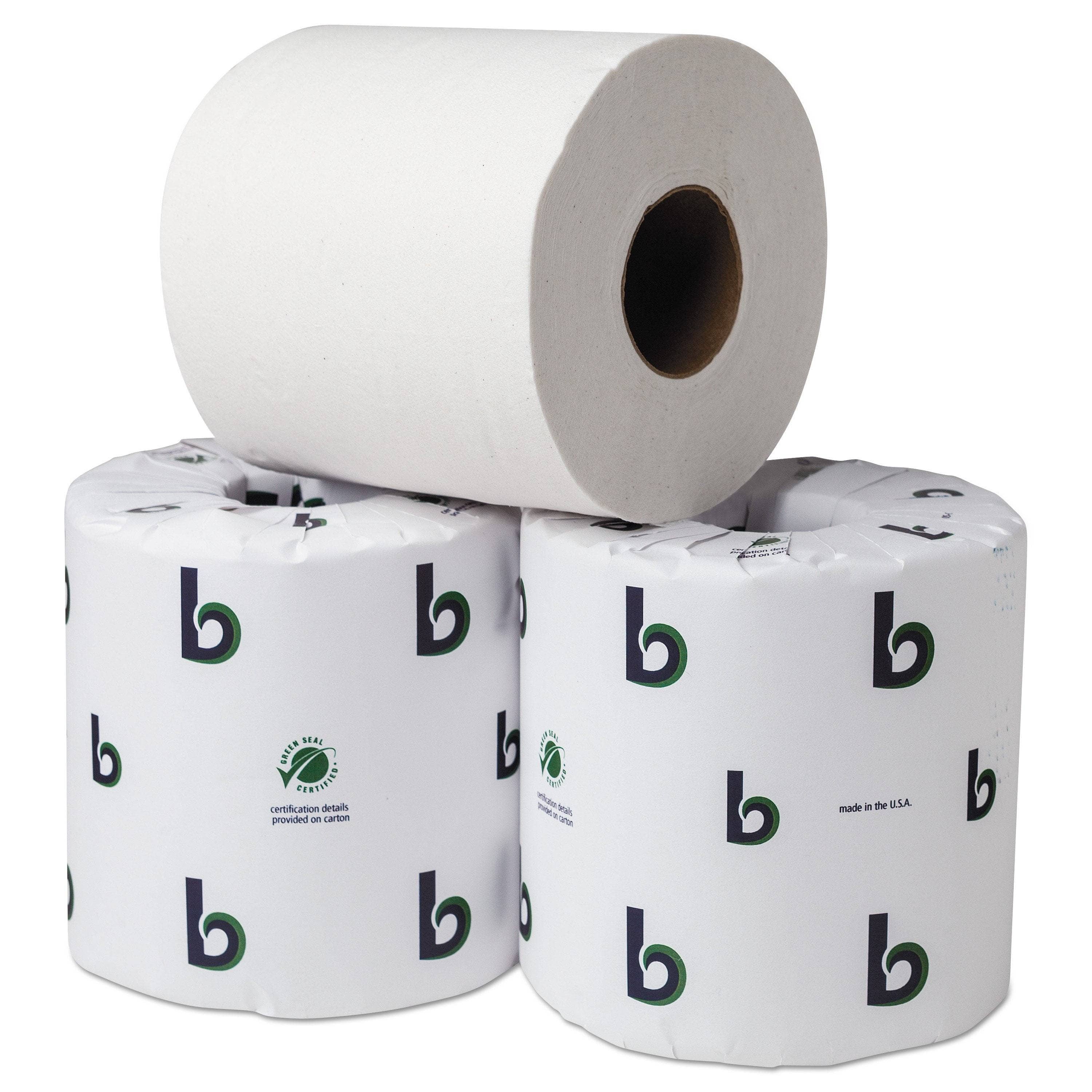 Boardwalk Boardwalk Green Bathroom Tissue, Septic Safe, 2-Ply, White, 3.75