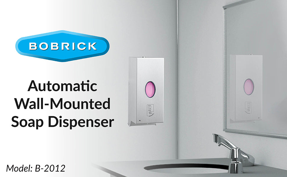 Bobrick B-2012 Commercial Automatic Soap Dispenser, Wall-Mounted