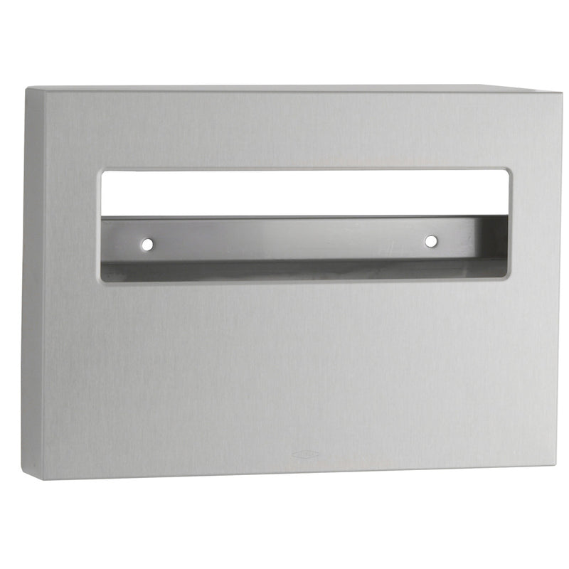 Bobrick B-221 Commercial Toilet Seat Cover Dispenser, Surface-Mounted, Stainless Steel