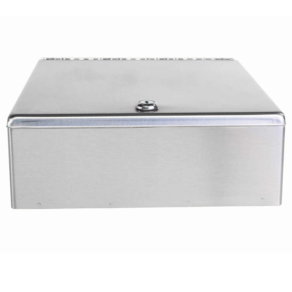 Bobrick B-262 Commercial Paper Towel Dispenser, Surface-Mounted, Stainless Steel