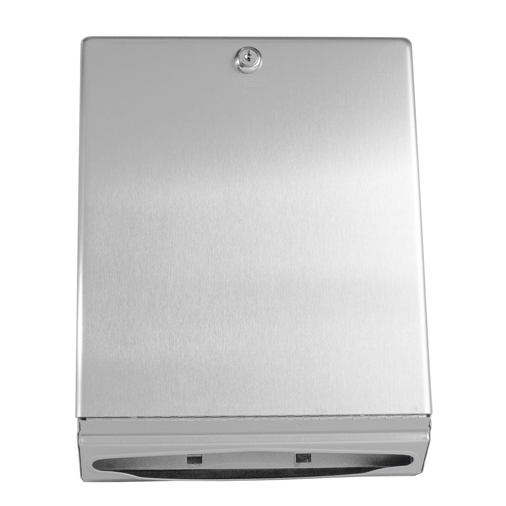 Bobrick B-262 Commercial Paper Towel Dispenser, Surface-Mounted, Stainless Steel