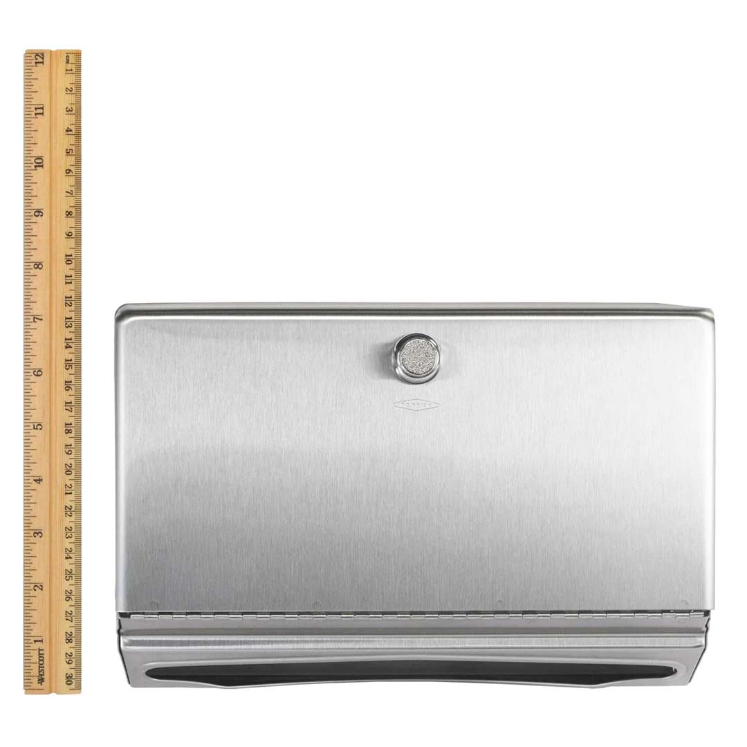 Bobrick B-2621 Commercial Paper Towel Dispenser, Surface-Mounted, Stainless Steel