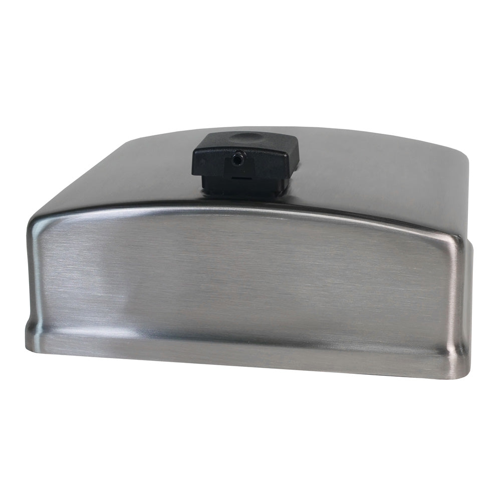 Bobrick B-4112 Commercial Soap Dispenser, Surface-Mounted, Manual-Push, Stainless Steel - 40 Oz