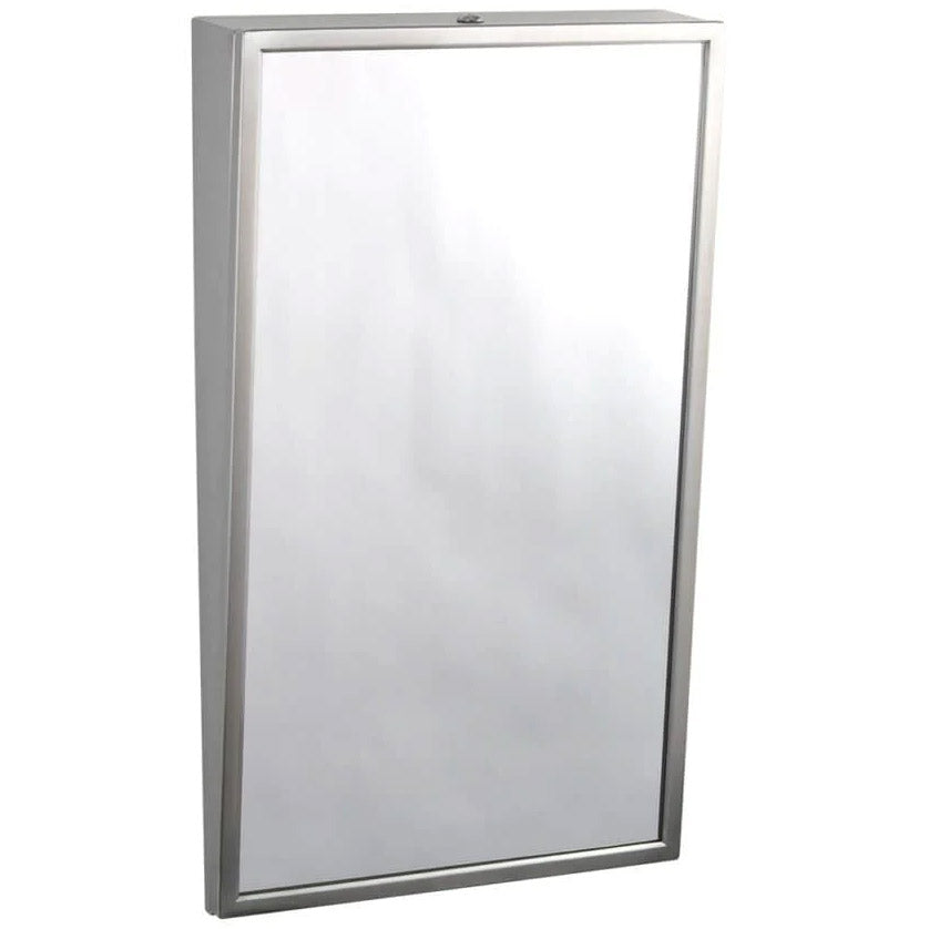Bobrick B-293-1830 (18 x 30) Fixed-Position Tilt Mirror (18