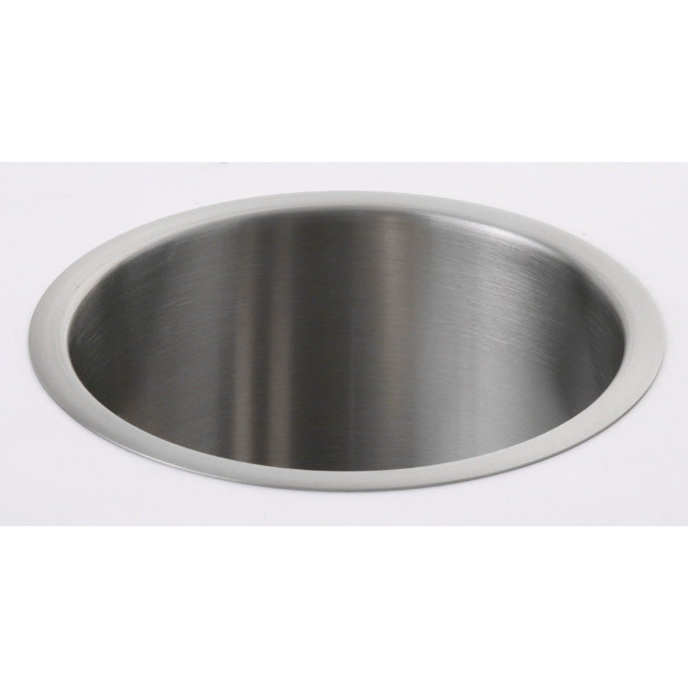 Bobrick B-532 Commercial Restroom Circular Waste Chute, 12 Gallon, Counter- Mounted, Stainless Steel