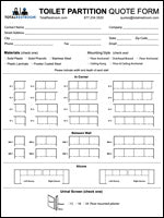 Partitions Quote Form