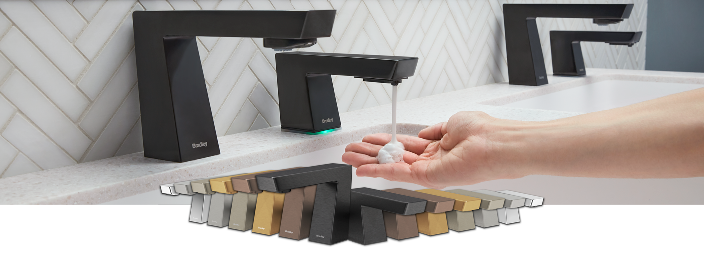 Touch-free Verge Matching Soap & Faucets Touch-free Verge Matching Soap & Faucets